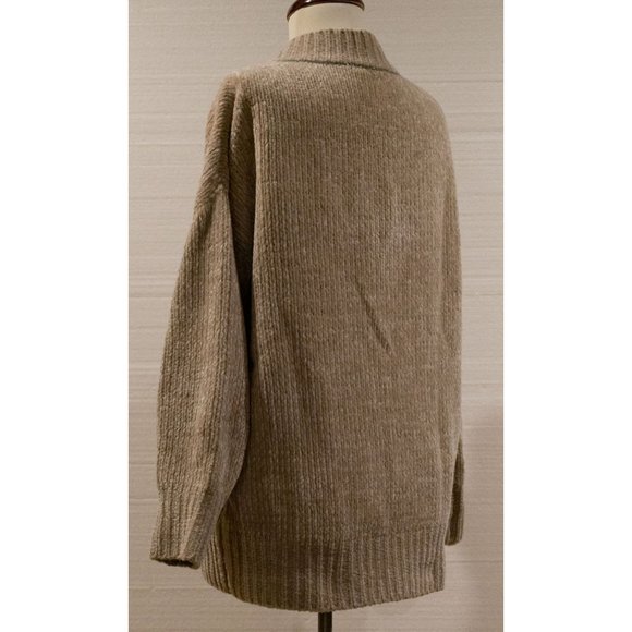 $4995 BRUNELLO CUCINELLI CASHMERE/SILK OVERSIZED V-NECK SWEATER W/ MONILI - Picture 3 of 7